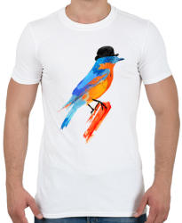 printfashion Lord bird - Férfi póló - Fehér (227107)