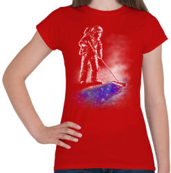 printfashion Csillagpor - Női póló - Piros (120337)