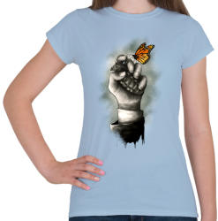 printfashion A remény jele - Női póló - Világoskék (364007)