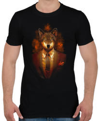 printfashion Mr. Howl - Férfi póló - Fekete (361421)