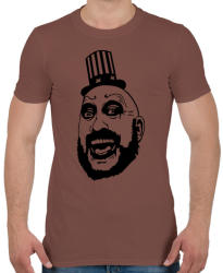 printfashion Captain Spaulding - Férfi póló - Mogyoróbarna (359452)