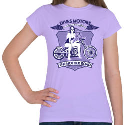 printfashion Motoros díva - Női póló - Viola (173267)