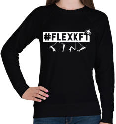 printfashion #FLEXKFT - Női pulóver - Fekete (253637)