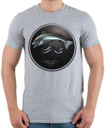 printfashion Trónok harca: Tully ház - Férfi póló - Sport szürke (315002)