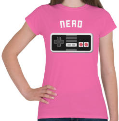 printfashion Retro gamer - Női póló - Rózsaszín (310673)