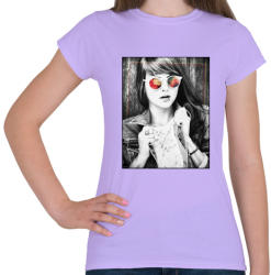 printfashion Hiszem, ha látom. . - Női póló - Viola (65399)