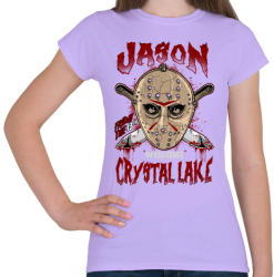 printfashion Üdvözöllek a kristály tónál - Női póló - Viola (205037)