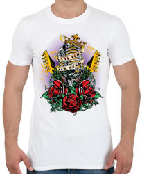 printfashion Valami zaj - Férfi póló - Fehér (205128)