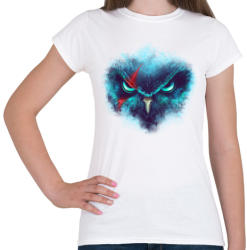printfashion Harcos bagoly - Női póló - Fehér (386327)
