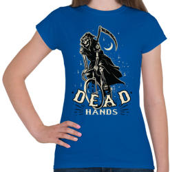 printfashion Bringás halál - Női póló - Királykék (110604)