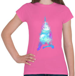 printfashion Szabadesés - Női póló - Rózsaszín (130065)