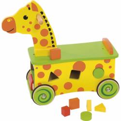 Bigjigs Toys Premergator cu sortator - Girafa