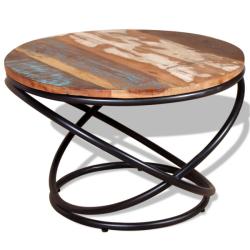 vidaXL Măsuță de cafea, 60 x 60 x 40 cm, lemn masiv reciclat (244015) Masa de cafea