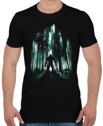 printfashion Rejtélyes alak - Férfi póló - Fekete (319083)