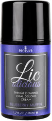 Sensuva Lic-o-licious Blueberry Muffin Oral Delight Cream 50ml
