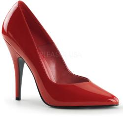 Pleaser USA Pleaser Seduce-420V - Női sexy cipő Piros Lakkozott 42