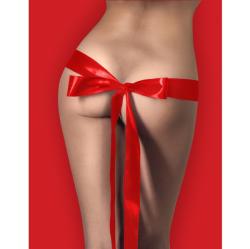 Ouch! Silky Ribbon - Selyem bilincsek Piros