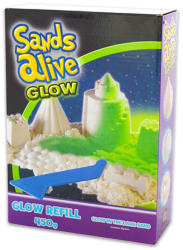 Sands Alive! Világító homokgyurma utántöltő 450 g (2724)
