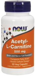 NOW NOW Acetyl-L-Carnitine 500mg 50v kapszula