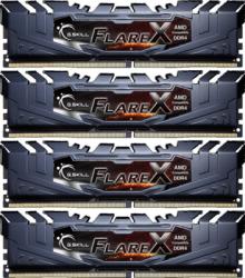 G.SKILL FlareX 32GB (4x8GB) DDR4 3200MHz F4-3200C14Q-32GFX