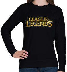 printfashion League of Legends - Női pulóver - Fekete (408105)
