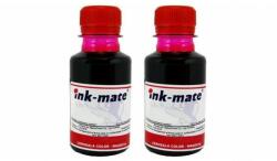 Ink-Mate Pachet flacon refill cerneala magenta dye x2 Ink-Mate 200ml compatibil Canon GI-490M