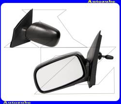 TOYOTA YARIS 1 2003.02-2005.12 /XP10/ Visszapillantó tükör bal, manuális, tükörlappal, fekete borítással MTT104-L