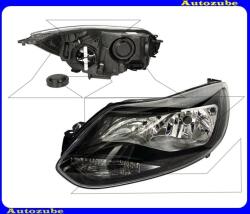 FORD FOCUS MK3 2011.03-2014.09 Fényszóró bal fekete házas (H7/H1) motorral DEPO 431-11A4LMLDEM2