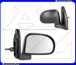 Hyundai ATOS 1998.01-2004.06 /MX/ Visszapillantó tükör jobb, manuális, domború-tükörlappal, fekete borítással /magasság-190mm/ 6138621
