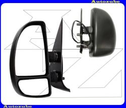 CITROEN JUMPER 2 2002.01-2006.06 /244/ Visszapillantó tükör bal "RÖVID-karos" elektromos, fűthető-domború tükörlappal, fekete borítással (kar: 80mm) MFT823-L