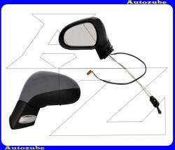 PEUGEOT 207 2006.06-2009.06 Visszapillantó tükör bal, manuális, fűthető tükörlappal, fényezhető borítással, irányjelzővel MPG144-L