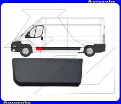 PEUGEOT BOXER 3 2014.06-2023.12 Ajtódíszléc bal első, fekete W131143