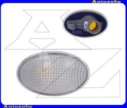 OPEL CORSA C 2000.09-2003.08 /X01/ Oldalindex fehér "sárga prizmával" oldalfüggetlen (foglalat nélkül) TYC 18-0127-01-2