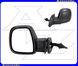 CITROEN BERLINGO 2 2012.04-2015.02 /B9/ Visszapillantó tükör bal, manuális, domború tükörlappal, fekete borítással 305-0180