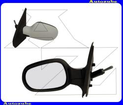 RENAULT THALIA 1 2001.06-2008.10 Visszapillantó tükör bal, manuális, aszférikus tükörlappal, fényezhető borítással 328-0016