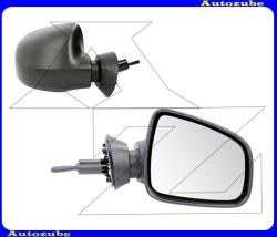 DACIA LOGAN MCV Kombi 1 2004.11-2008.12 /K90/ Visszapillantó tükör jobb, manuális, domború tükörlappal, fekete borítással DA3227113