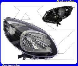 RENAULT KANGOO 2 2013.07-2021.05 Fényszóró jobb fekete házas (H4) (motor nélkül) DEPO 551-11A4R-LDEM2