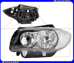 BMW 1 E82, E88 2006.11-2013.10 Fényszóró bal "2009.03. -2011. -ig" fekete házas, (H7/H7) (motor nélkül) TYC 20-0650-25-2