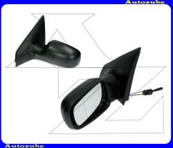 RENAULT MEGANE 2 2006.01-2008.10 Visszapillantó tükör bal, manuális, aszférikus tükörlappal, fekete borítással MRN180-L