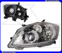 TOYOTA AURIS 1 2010.03-2012.08 /E15/ Fényszóró bal fekete házas (H11/HB3) "VALEO-típusú" (motor nélkül) DEPO 212-11Q7L-LDEM7