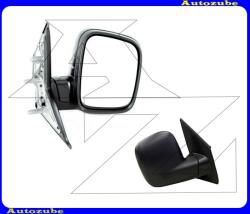 VW CARAVELLE T5 2003.04-2009.09 /7E, 7F, 7J, 7H/ Visszapillantó tükör jobb, kívűlről állítható, domború tükörlappal, fekete borítással "ÁLLÓ" 337-0145