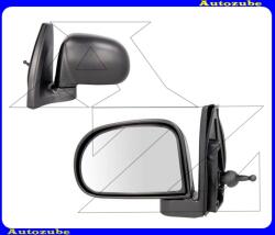 Hyundai ATOS 1998.01-2004.06 /MX/ Visszapillantó tükör bal "PRIME" manuális, domború tükörlappal, fekete borítással /magasság-180mm/ MHY200-L