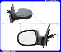RENAULT CLIO 3 2009.01-2012.10 Visszapillantó tükör bal, manuális, aszférikus tükörlappal, fényezhető borítással RN3277124