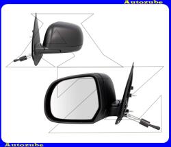NISSAN MICRA 4 2010.09 -2013.05 /K13/ Visszapillantó tükör bal, manuális, domború tükörlappal, fekete borítással 324-0038