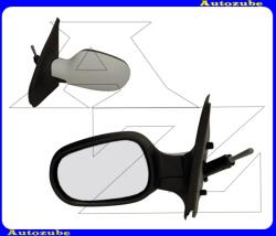 RENAULT CLIO 2 2001.06-2005.09 Visszapillantó tükör bal, manuális, aszférikus tükörlappal, fényezhető borítással MRN124-L