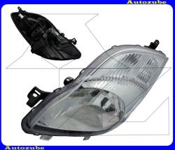 TOYOTA YARIS 2 2009.01-2011.10 /XP90/ Fényszóró bal króm kerettel (H4) "VALEO-típusú" motorral DEPO 212-11P3LMLDEM1