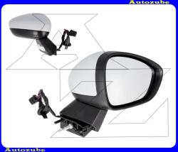 CITROEN C4 1 2004.11-2008.08 /LA, LC/ Visszapillantó tükör jobb, elektromos, fűthető-domború-kék tükörlappal, hőmérős, fényezhető borítással, irányjelzővel V0970808