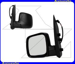 PEUGEOT BIPPER 2008.02-2016.04 Visszapillantó tükör bal, elektromos, fűthető-domború tükörlappal, fekete borítással MFT304-L