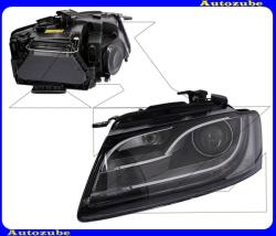 AUDI A5 2007.06-2011.09 /8T/ Fényszóró bal "2009-től" XENON/LED (D3S) motorral (izzó és elektronika nélkül) DEPO 446-1127LMLDHEM