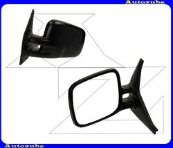 VW TRANSPORTER T4 1990.09-2003.03 /70/ Visszapillantó tükör bal, kívűlről állítható, sík tükörlappal, fekete borítással 6101986